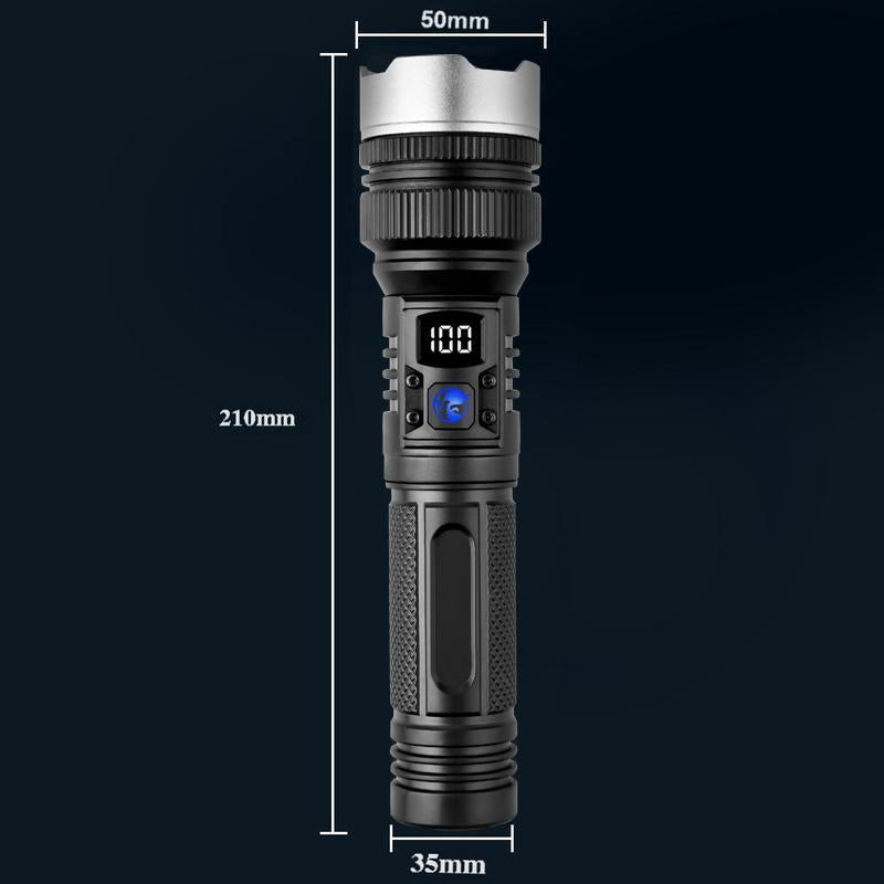 Linterna Potente EXOVAN 2-en-1 con Power Bank